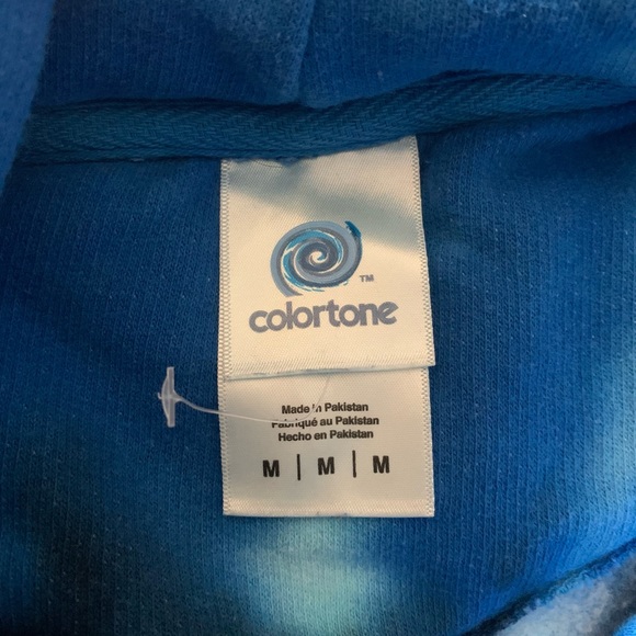 Colortone Tie dye Pullover Hoodie Size M - Picture 3 of 3